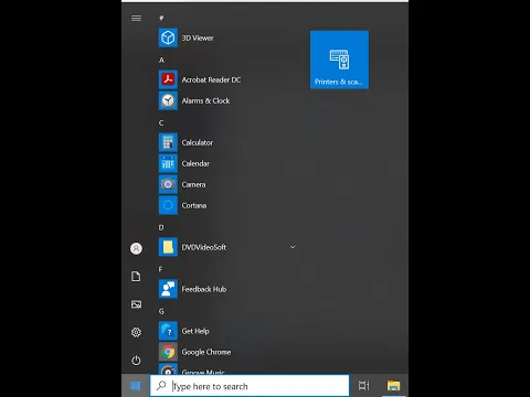 Download MP3 How to pin printers and scanners icon to start menu on Windows 10