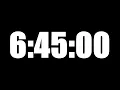 6 HOUR 45 MINUTE TIMER 405 MINUTE COUNTDOWN TIMER LOUD ALARM