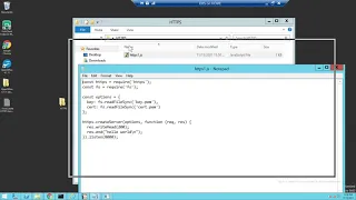 Create HTTPS Server in Node js Using OpenSSL software