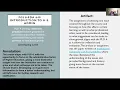 POS and Artifact Analysis