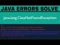 java lang ClassNotFoundException com mysql jdbc Driver Error Solved