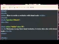 how to make text bold and italic in html code