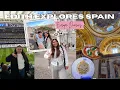 Spain Diaries 🇪🇸 | Edith Explores Madrid + Barcelona | Bernabeau, Food, + Getting Lost