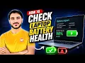 How to Check Your Laptop Battery Health Windows Fast Easy