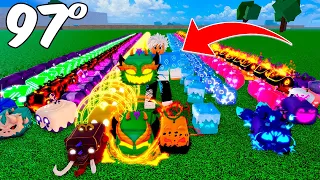 Girei 1.000 frutas pra conseguir todas as MITICAS no Roblox