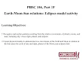 PHSC 104 part 1F Eclipses Model Assignment Preparation