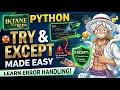 Python Error Handling Tutorial While Loop List Input
