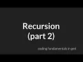 Recursion Part 2 GameMaker Studio 2