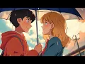 Romantic Rain - Anime Couple Under Umbrella Live Wallpaper