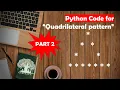 Learn Python in Tamil How to print Quadrilateral Triangle GURUKULA TAMIL