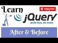 jQuery Lecture - 18 After Before Method Tutorial in Hindi Urdu