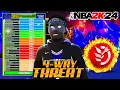 NEW GAME-CHANGING BEST BUILD FOR CURRENT GEN NBA 2K24 ALL AROUND DEMIGOD OLD GEN BUILD