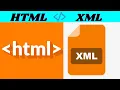Define html and xml Difference between html and xml in Hindi