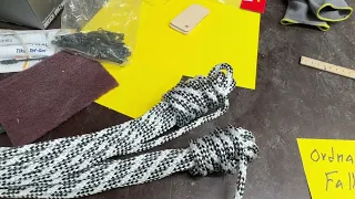 Adding halyards.