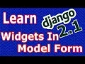 Django 2 Widgets In Model Forms