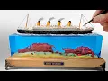Lagu TITANIC WRECK (BEFORE AND AFTER) DIORAMA/ How to make/ DIY