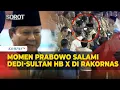 Lagu Kala Presiden Prabowo Salami Gubernur Dedi Mulyadi, Mualem-Sultan Hamengku Buwono X Tiba di Rakornas
