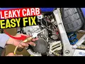 Fixing a Stuck Float Needle Seat on a Dirt Bike Carb With Compressed Air Quick Cheap