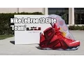 Nike LeBron 12 Elite Team - University Orange