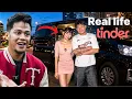 TINDER IN REAL LIFE PICK UP and MATCH sa VAN