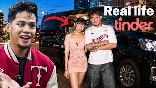 TINDER IN REAL LIFE: PICK UP and MATCH sa VAN