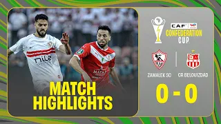                                            ملخص مباراة الزمالك وشباب بلوزداد في إياب نصف النهائي دندنها