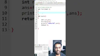 Learn recursion with a simple factorial program in C explained step by step