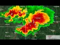 2011 Joplin MO Tornado Doppler Radar Time Lapse No Warn Boxes