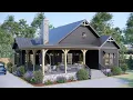 39 x 39 12x12m Coolest 2 Bedroom MODERN FARMHOUSE Of The Year Full Tour