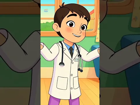 मैं डॉक्टर हूँ, Mein Doctor Hoon #shorts #cartoon #children #poems #doctor #learning #golumolu