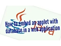 integrating applet into web application using netbeans part II