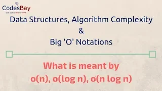 Data Structures Big O Notations and Algorithm Complexity