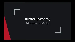 What is parseInt in JavaScript