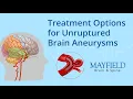 Lagu Treatment Options for Unruptured Brain Aneurysms