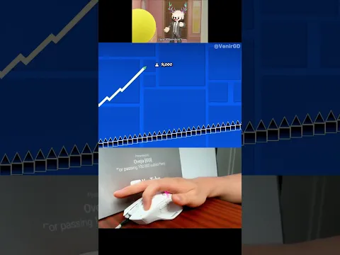 It's Me It's Verity VS $1,000 Falling Blocks Challenge in Geometry Dash! #shorts