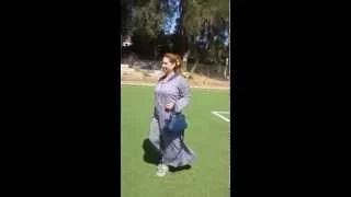 الجمهور الرياضي العرائشي يحيي الفنانة فاطمة تحيحيت بالملعب البلدي بالعرائش 