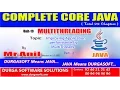 Core Java - Multithreading