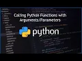 Calling Python Functions with