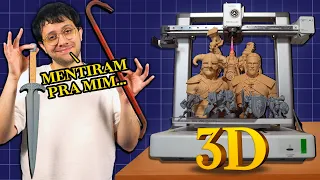 EU NÃO SABIA QUE IMPRESSÃO 3D ERA TÃO FÁCIL (de começar)