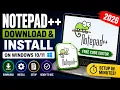 How to Download Install Notepad on Windows 2026 Free Code Editor