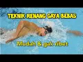 Teknik Renang Gaya Bebas (freestyle stroke) - Jagat Sport