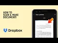 How to Scan and Make Document in Dropbox EASY