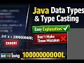 Data Types and Numeric Literals Type Casting in java