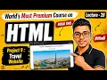 Project 9 Travel Destination Page using HTML HTML Course in Hindi