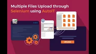 Uploading multiple files through Selenium using AutoIT