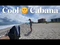 Cool Cabanas Wayyyy too windy to set up solo