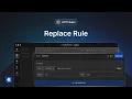 Replace String Rule - Requestly