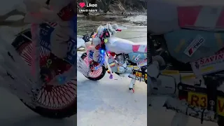 اجمل موتور مع الزينة 