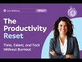 The Productivity Reset Webinar by Function Point