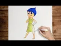 How to draw Joy Inside out